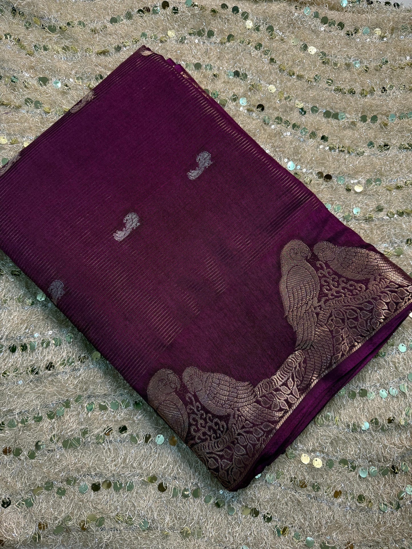 Pure Handloom Crepe Silk Saree