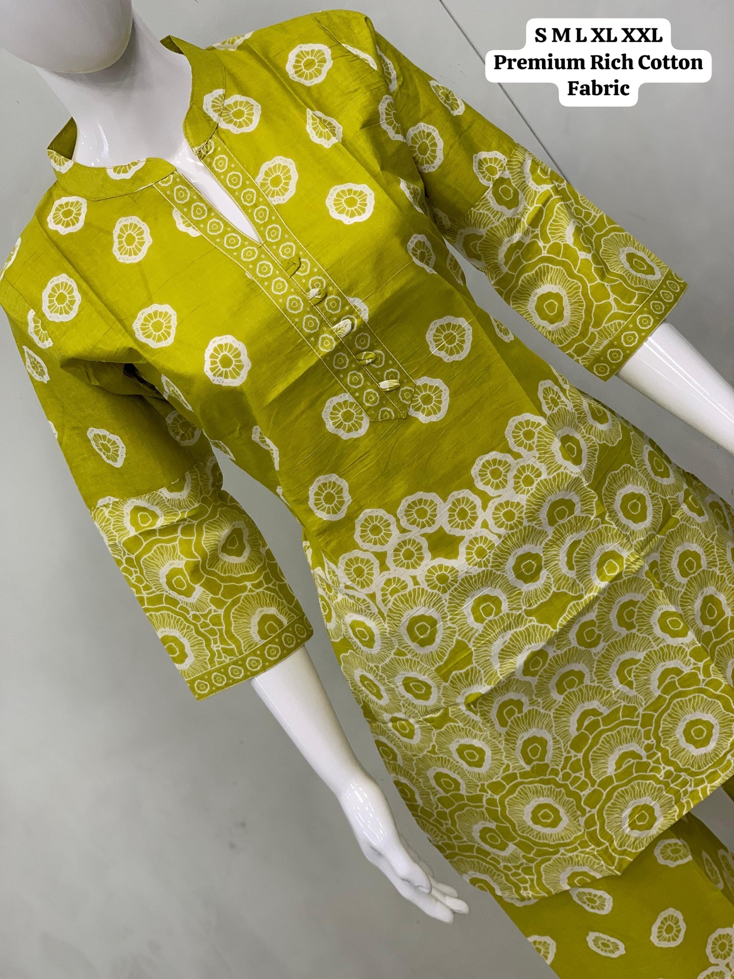 COTTON PRINTED PALAZZO CO-ORD SET