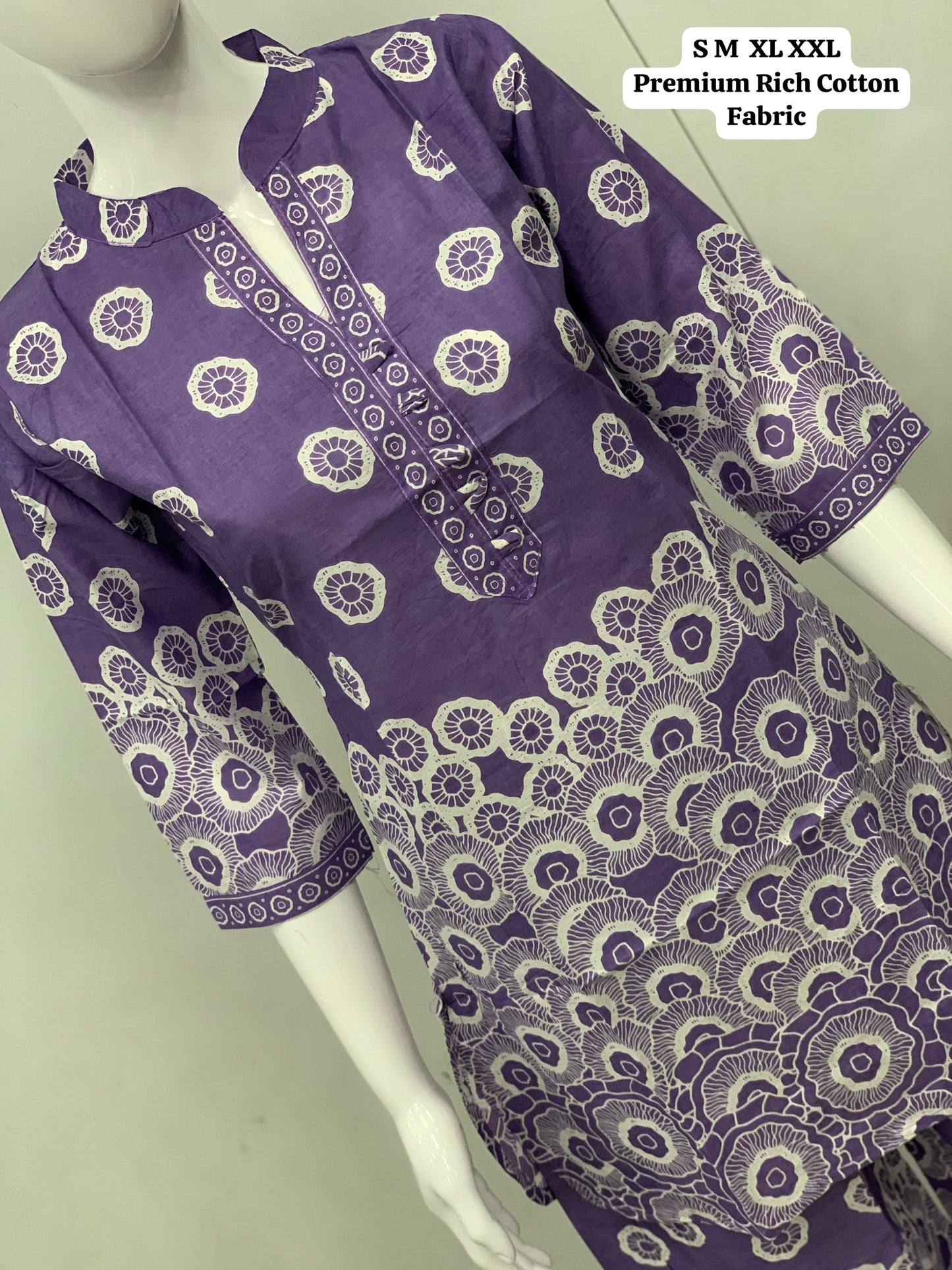 COTTON PRINTED PALAZZO CO-ORD SET