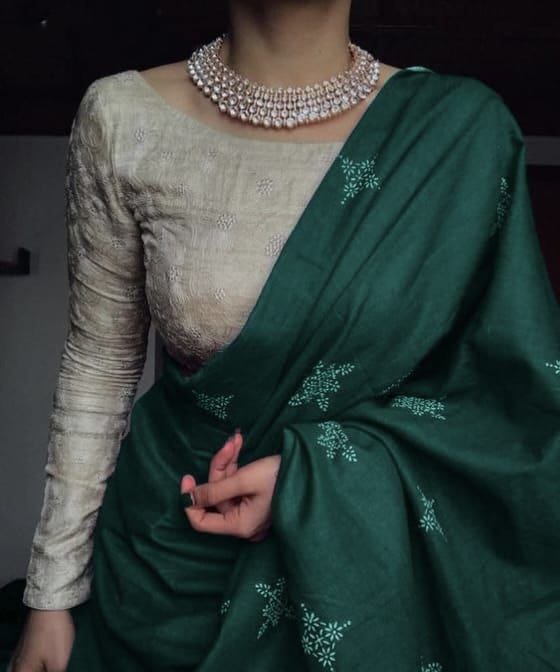 Chanderi Cotton Saree