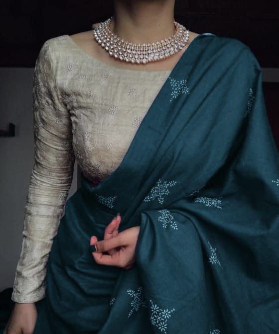 Chanderi Cotton Saree