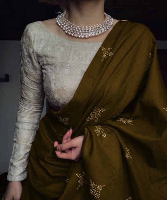 Chanderi Cotton Saree