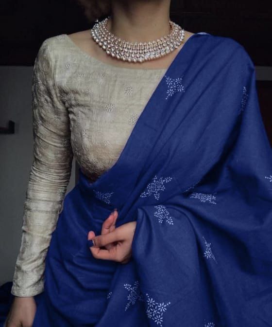 Chanderi Cotton Saree