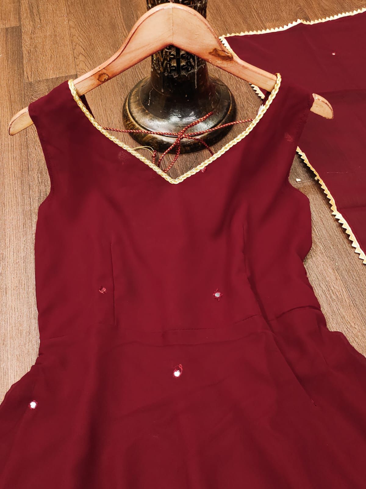 Anarkali Gown With Dupatta