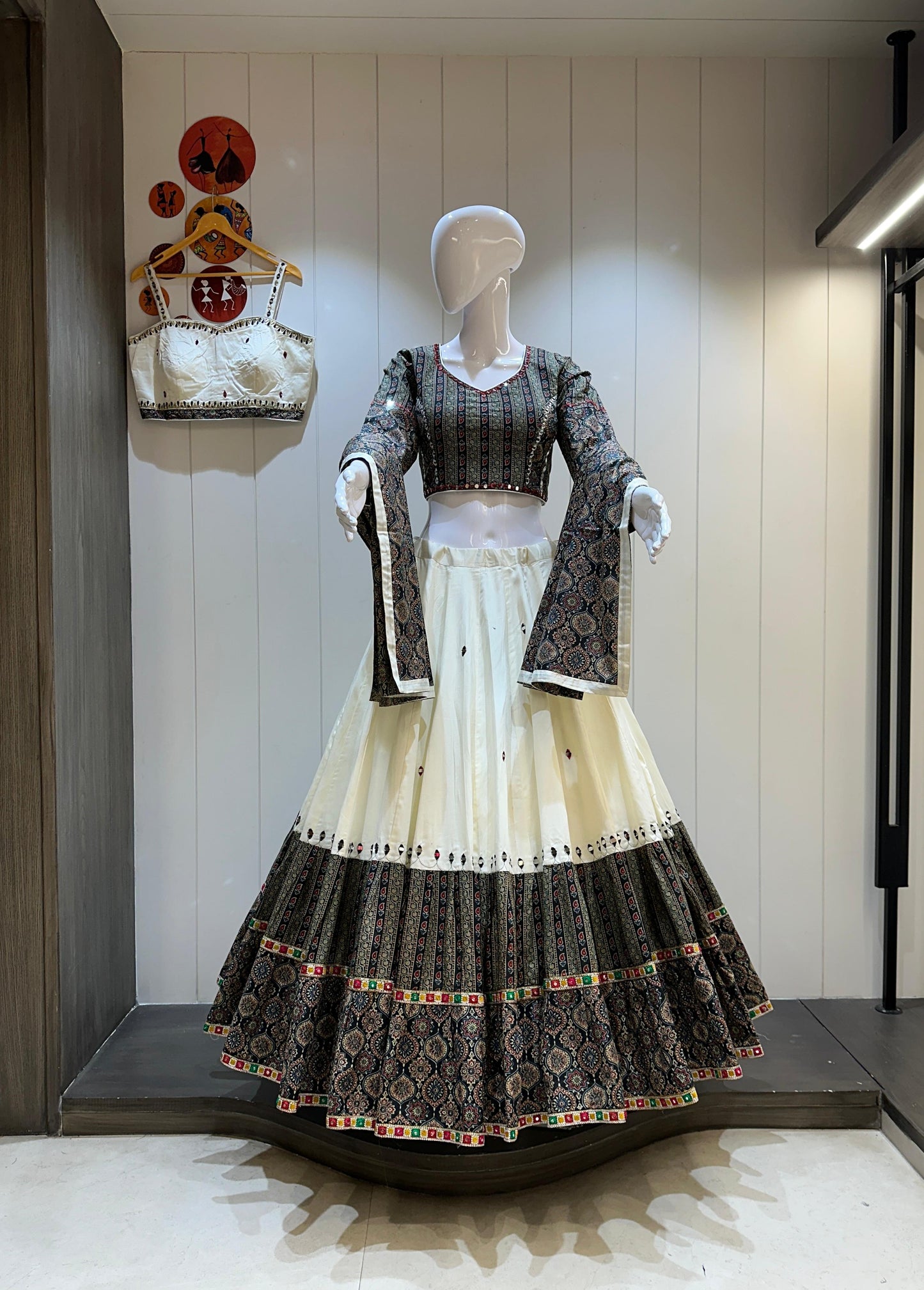 Pure Jaam Cotton Double Blouse Chaniya Choli