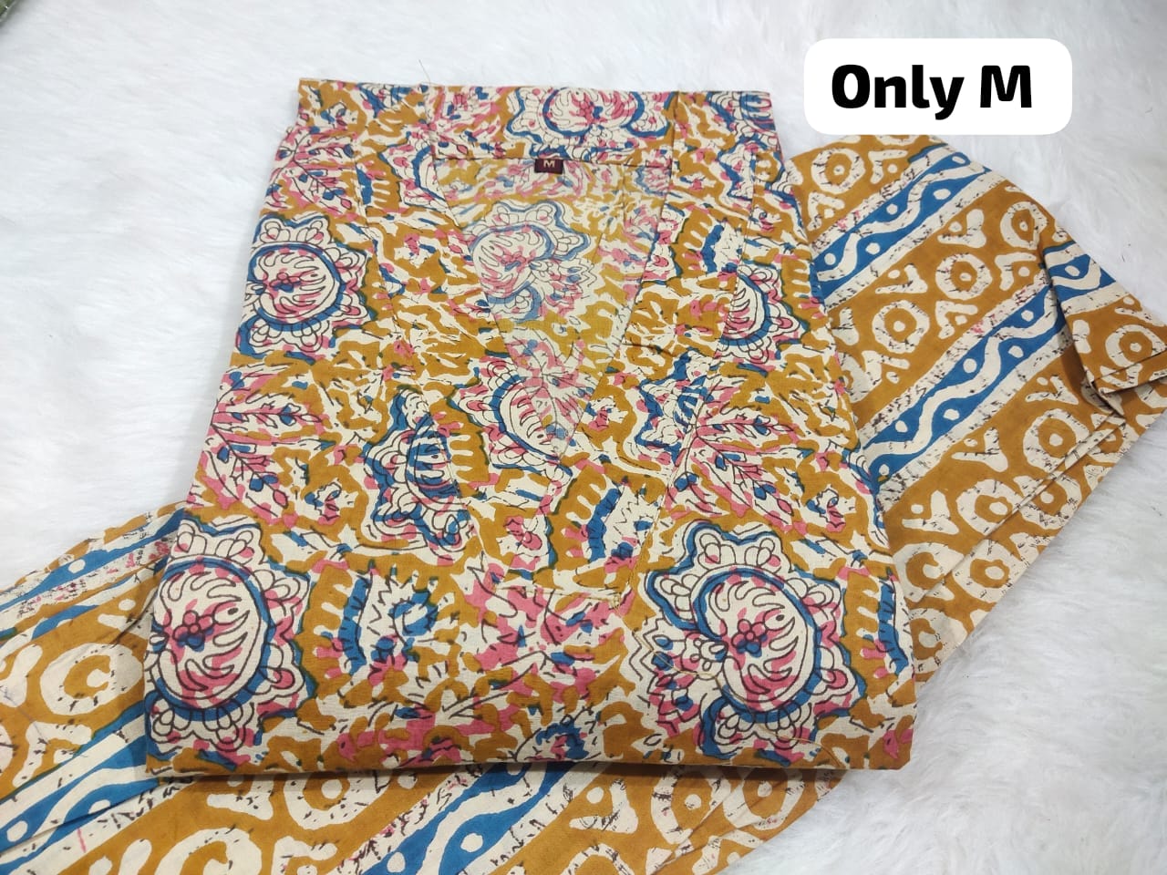 Jaipuri Cambric Cotton Kurti Pant Set