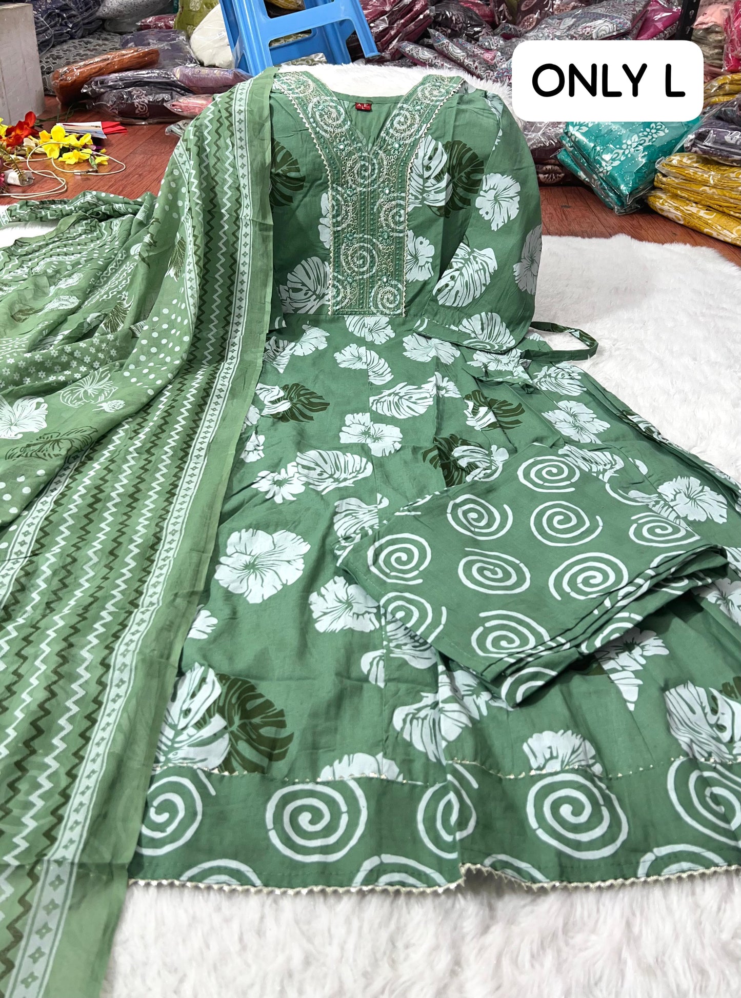 Anarkali Kurti Set