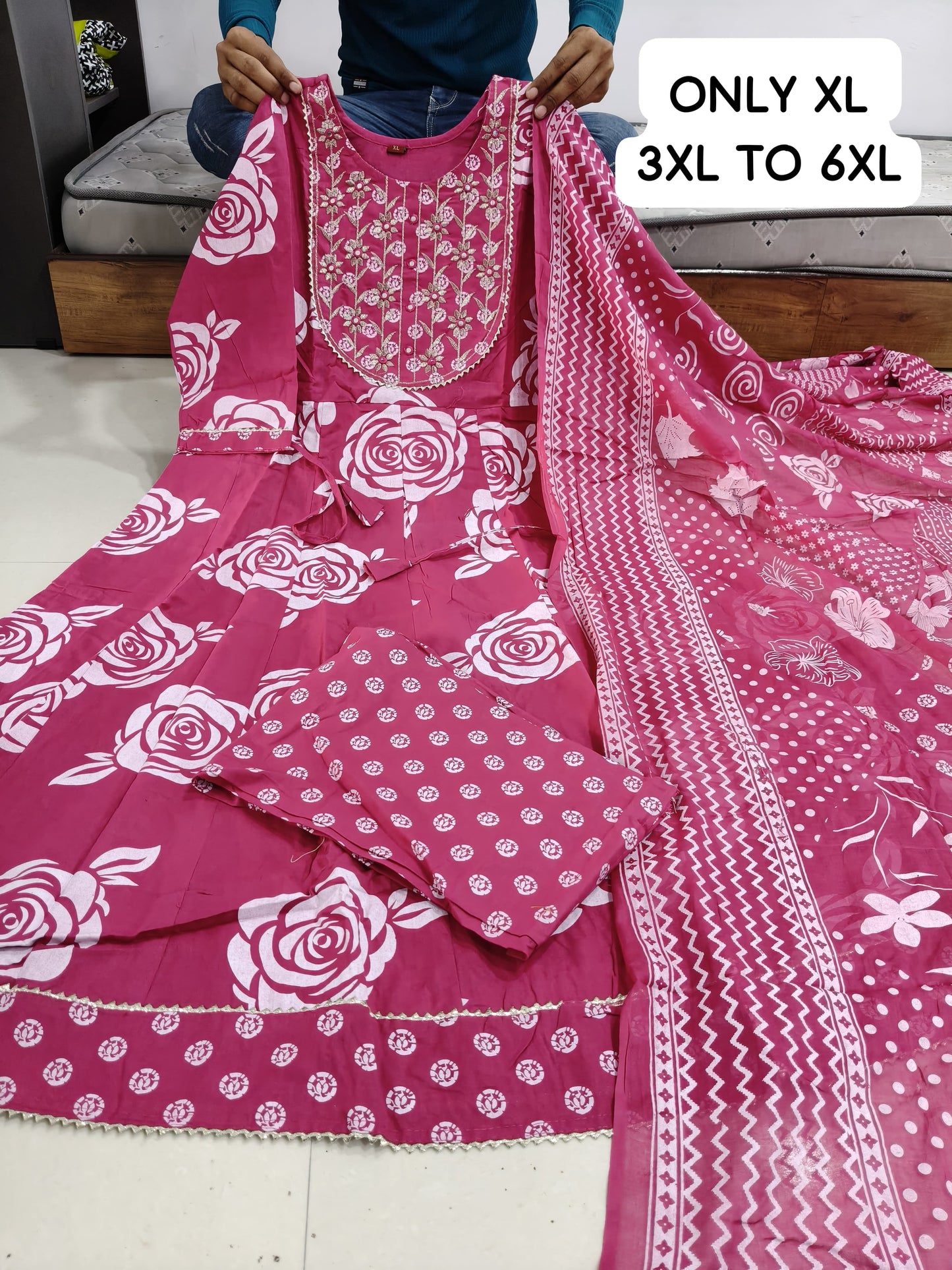 Anarkali Kurti Set
