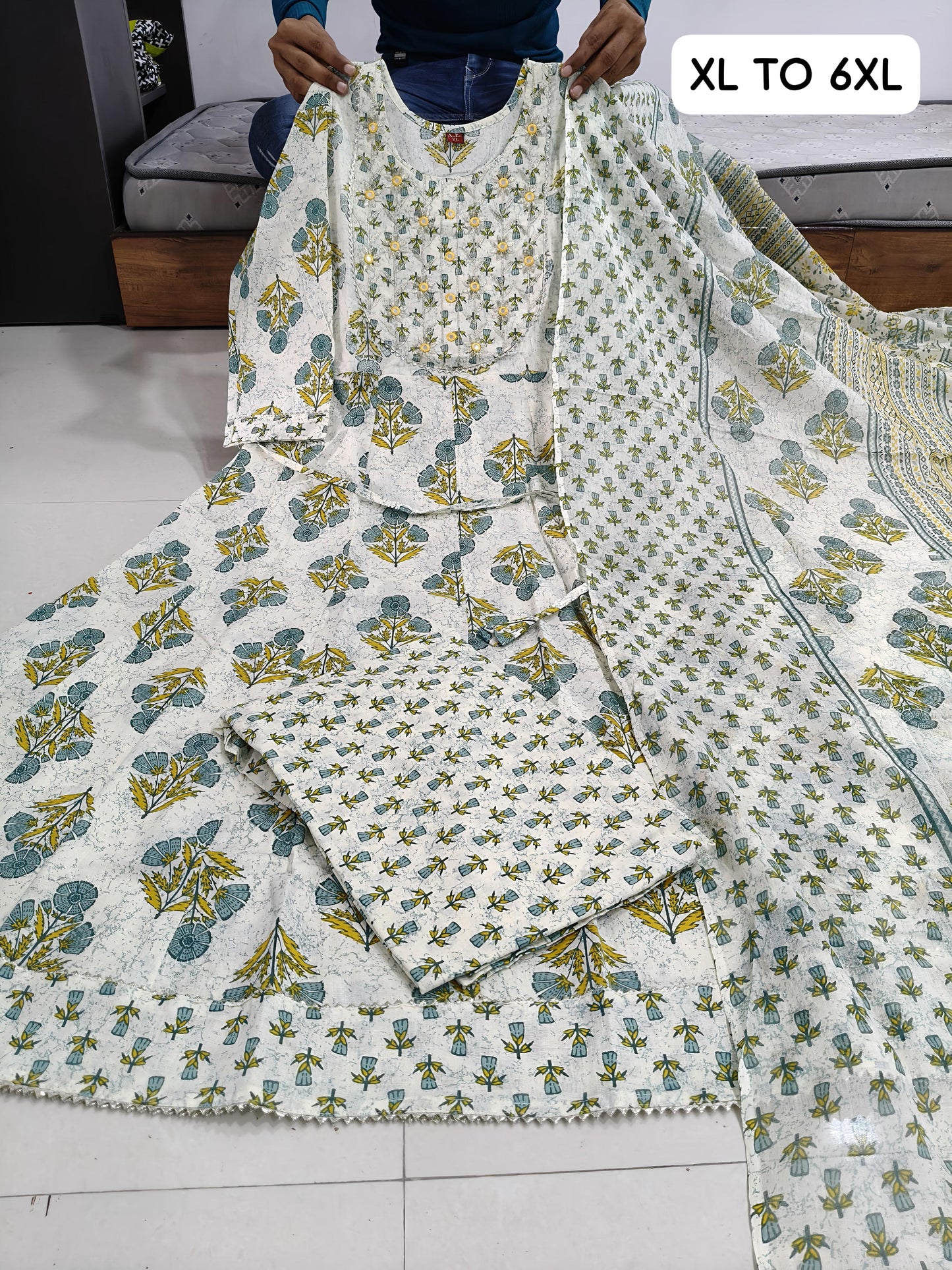 Anarkali Kurti Set