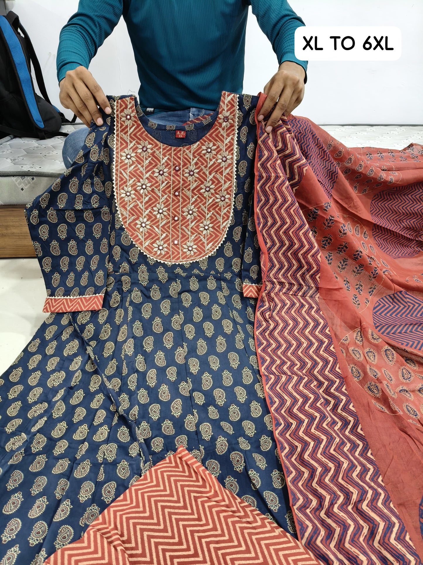 Anarkali Kurti Set