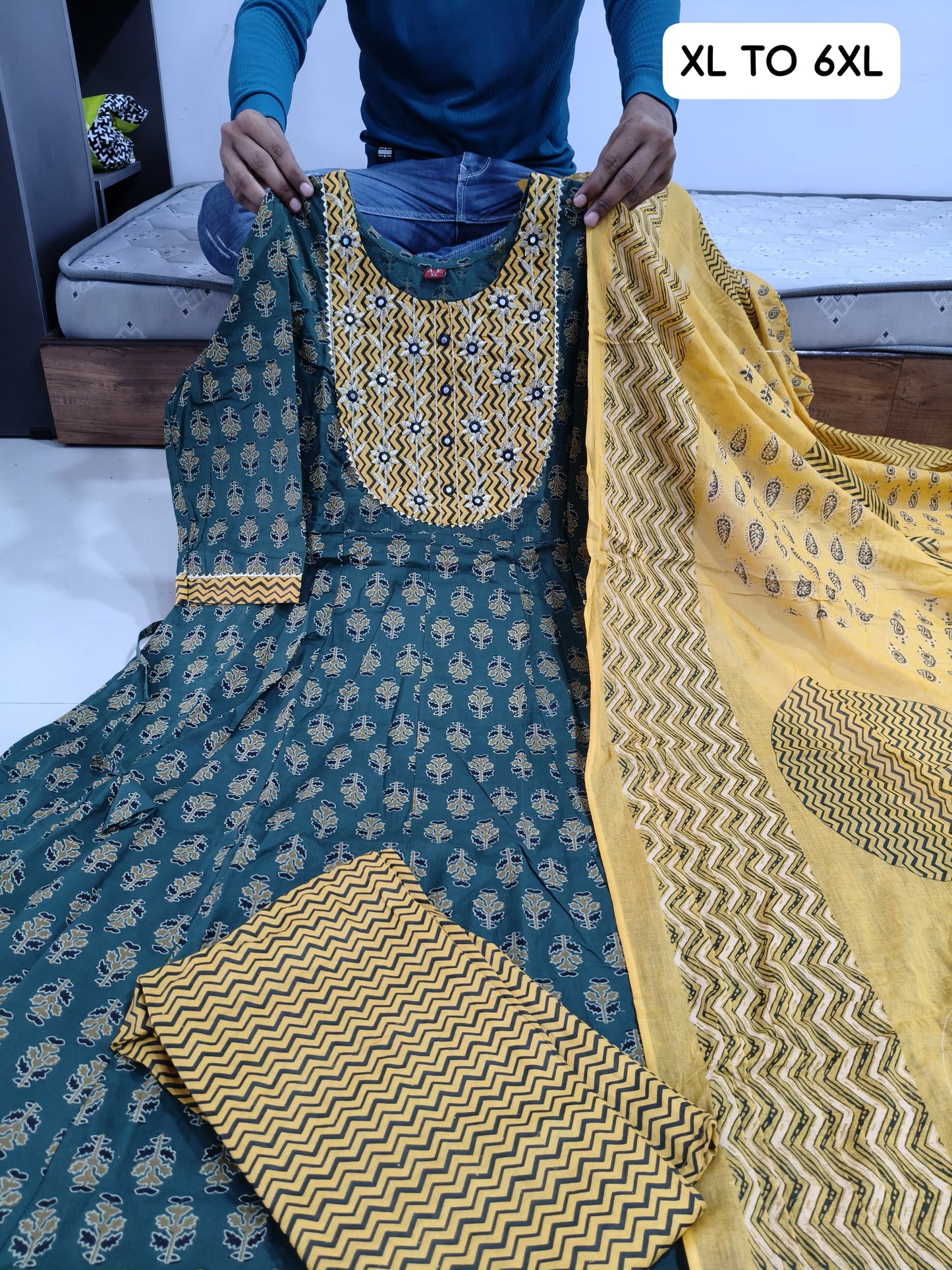 Anarkali Kurti Set