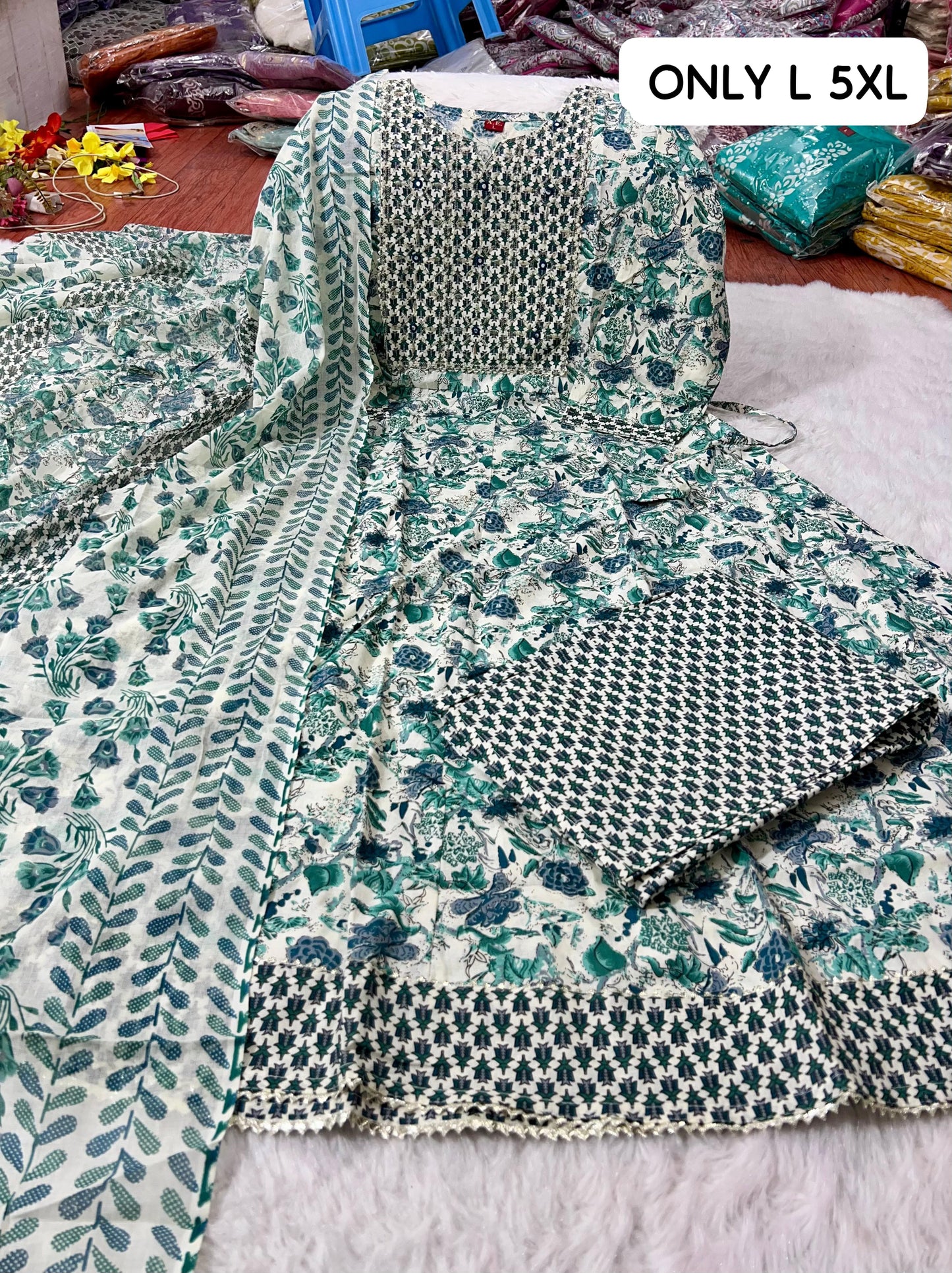 Anarkali Kurti Set