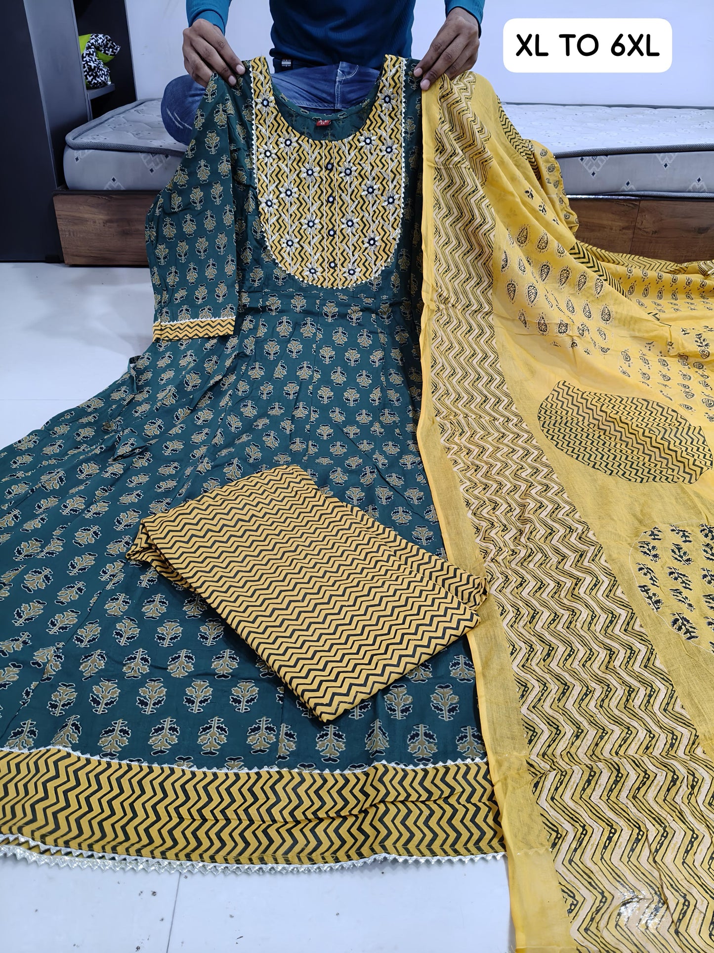Anarkali Kurti Set