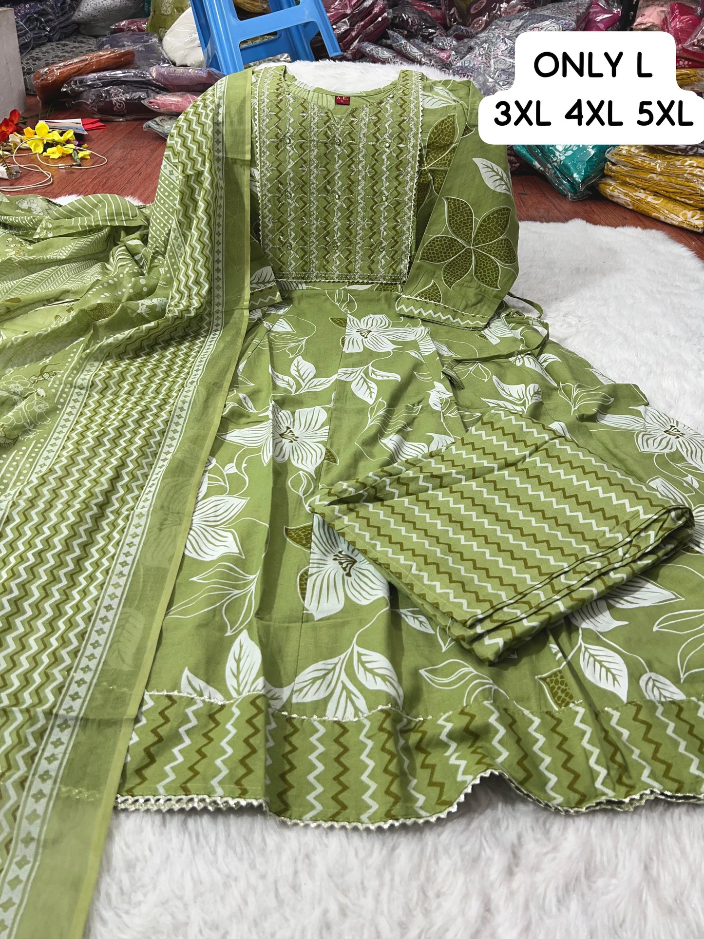 Anarkali Kurti Set