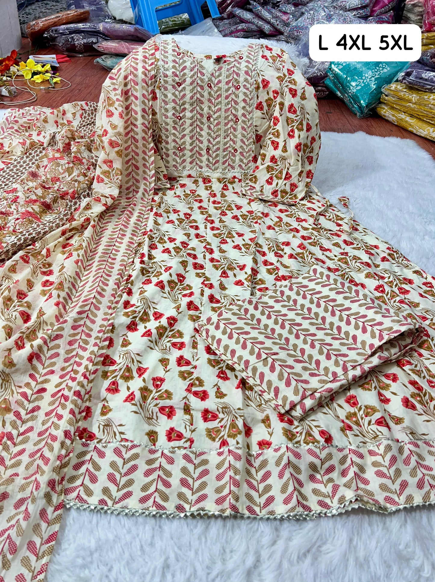 Anarkali Kurti Set