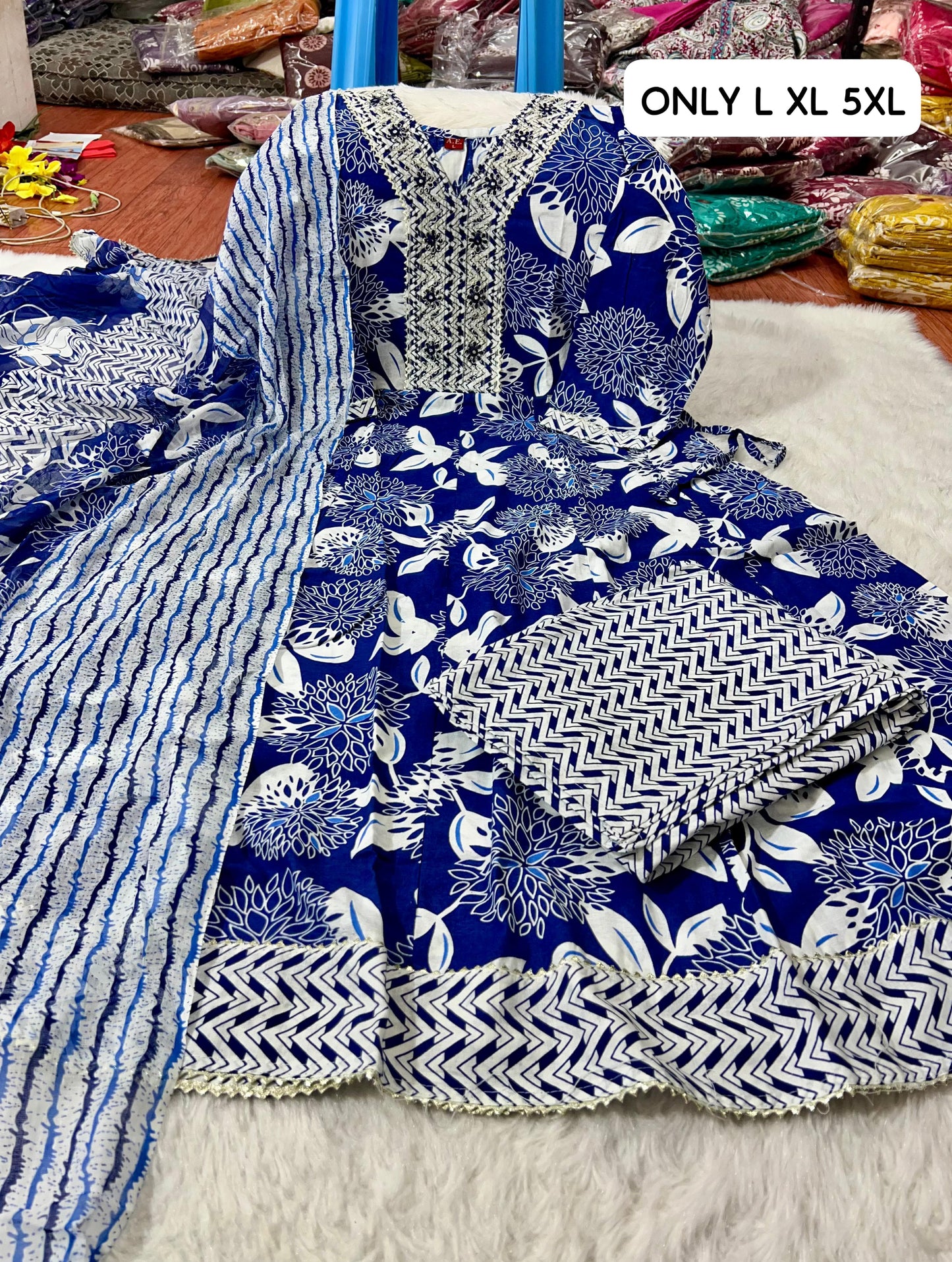 Anarkali Kurti Set