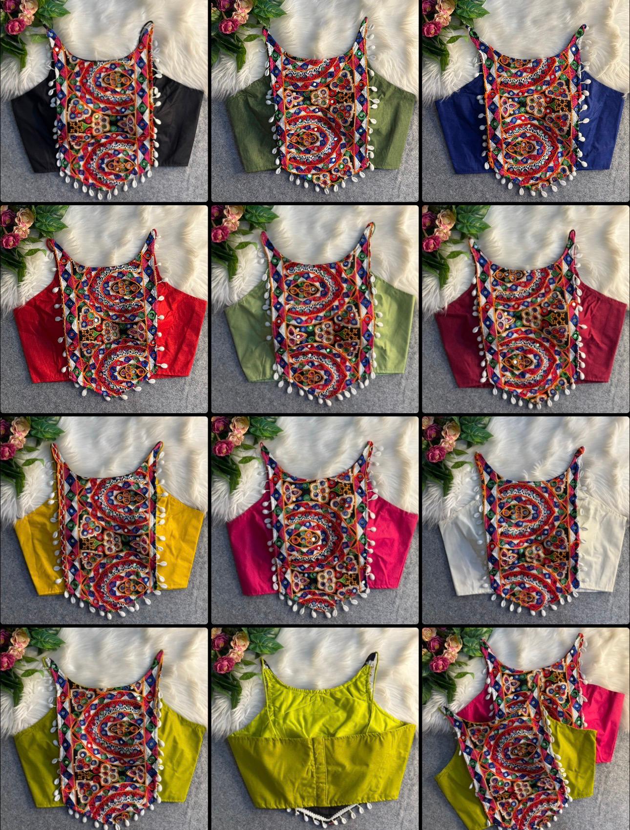 SPAGHETTI STYLE REAL SHELL BLOUSE