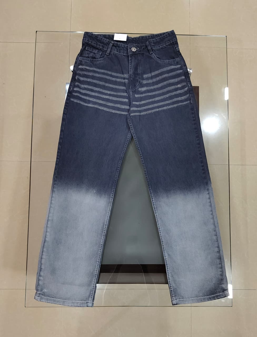 Double Shade Wishker Baggy Denim