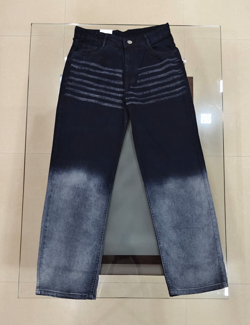 Double Shade Wishker Baggy Denim
