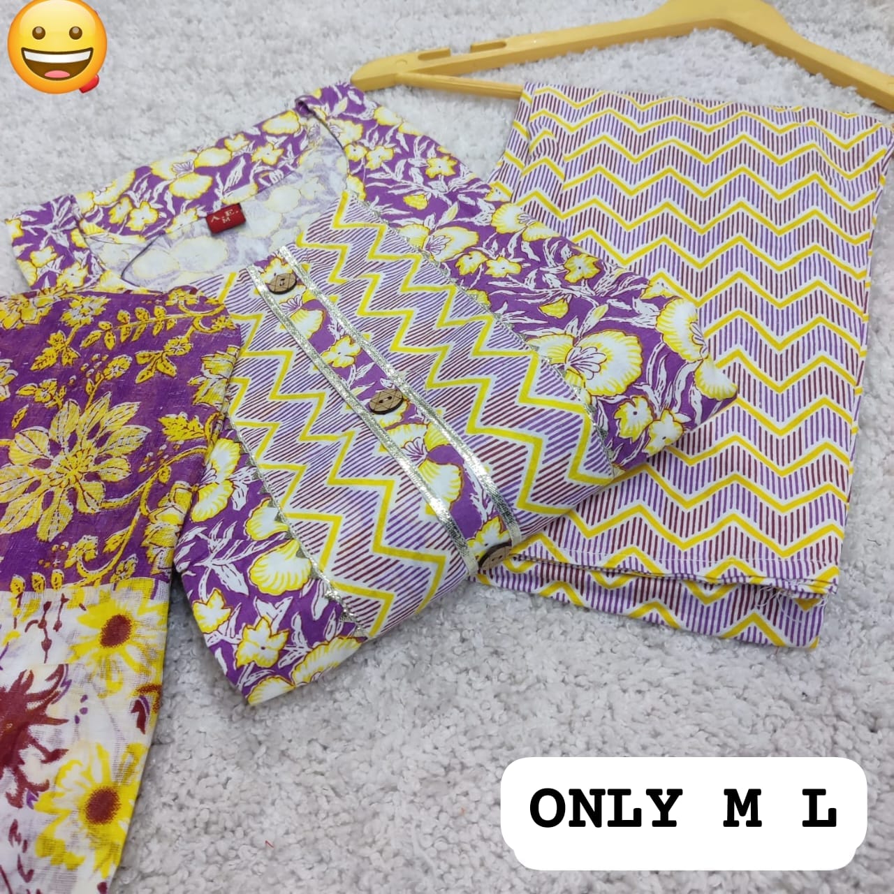 JAIPURI PRINT KURTI SET
