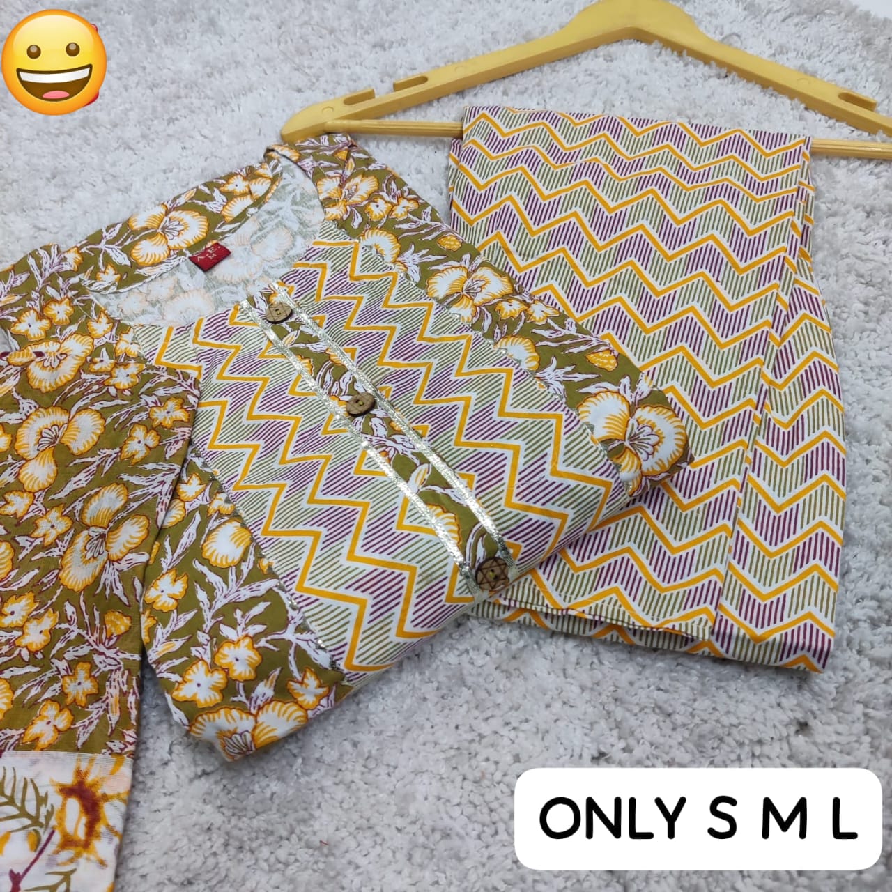 JAIPURI PRINT KURTI SET