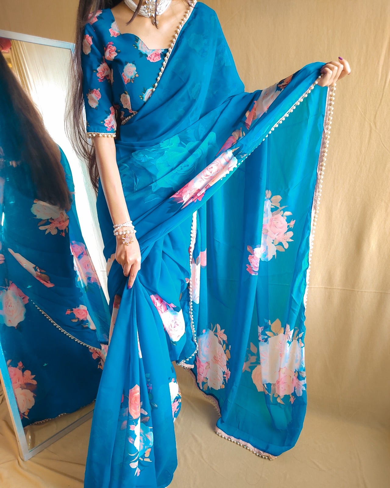 Georgette Saree