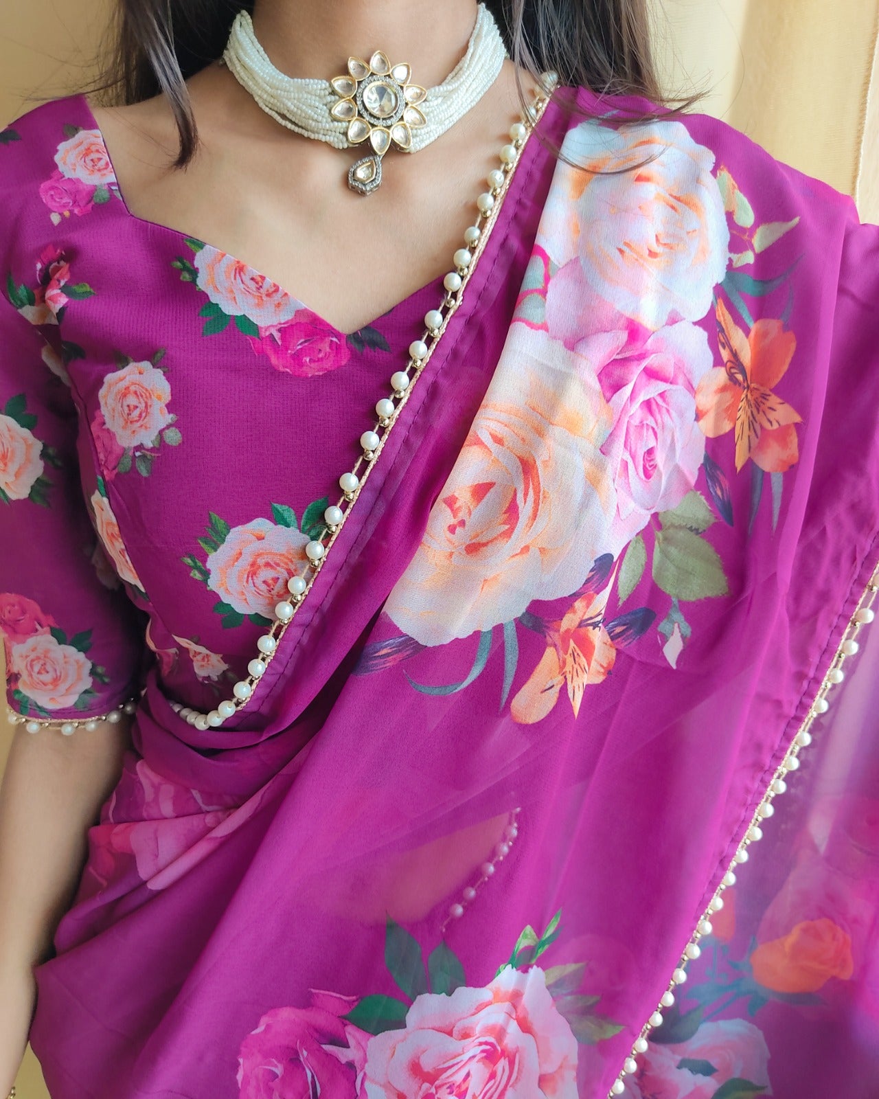 Georgette Saree