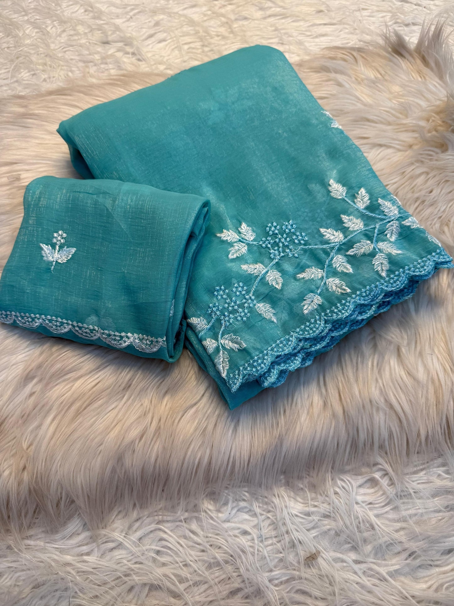 Shimmer Georgette Saree