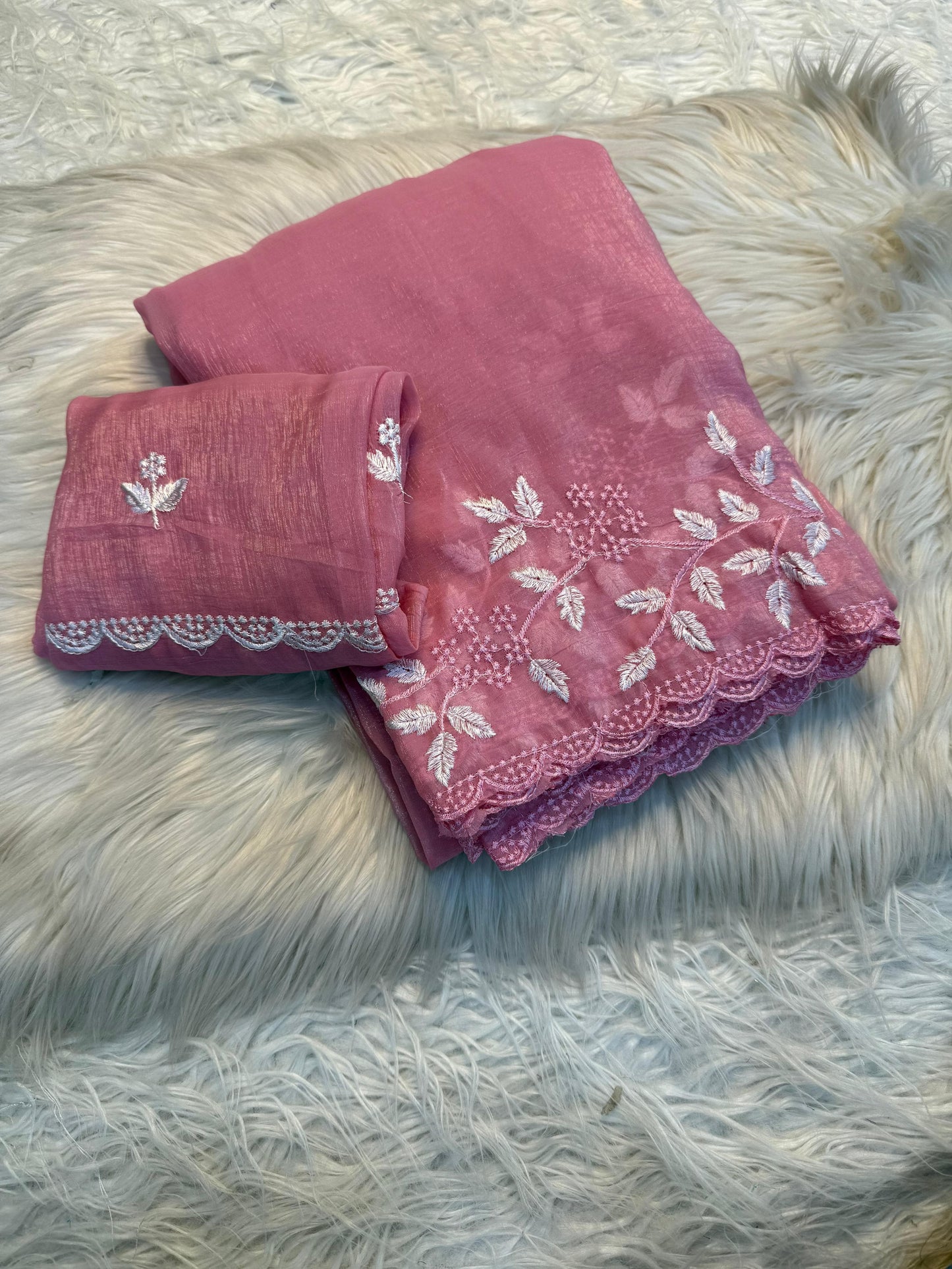 Shimmer Georgette Saree