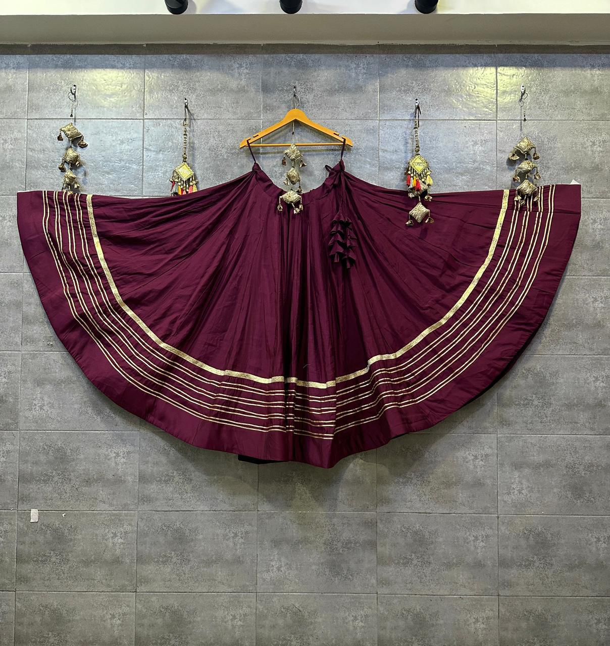 Roman Cotton Silk Chaniya Choli