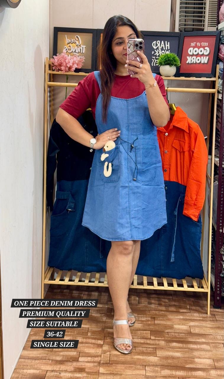 ONE PIECE DENIM DRESS
