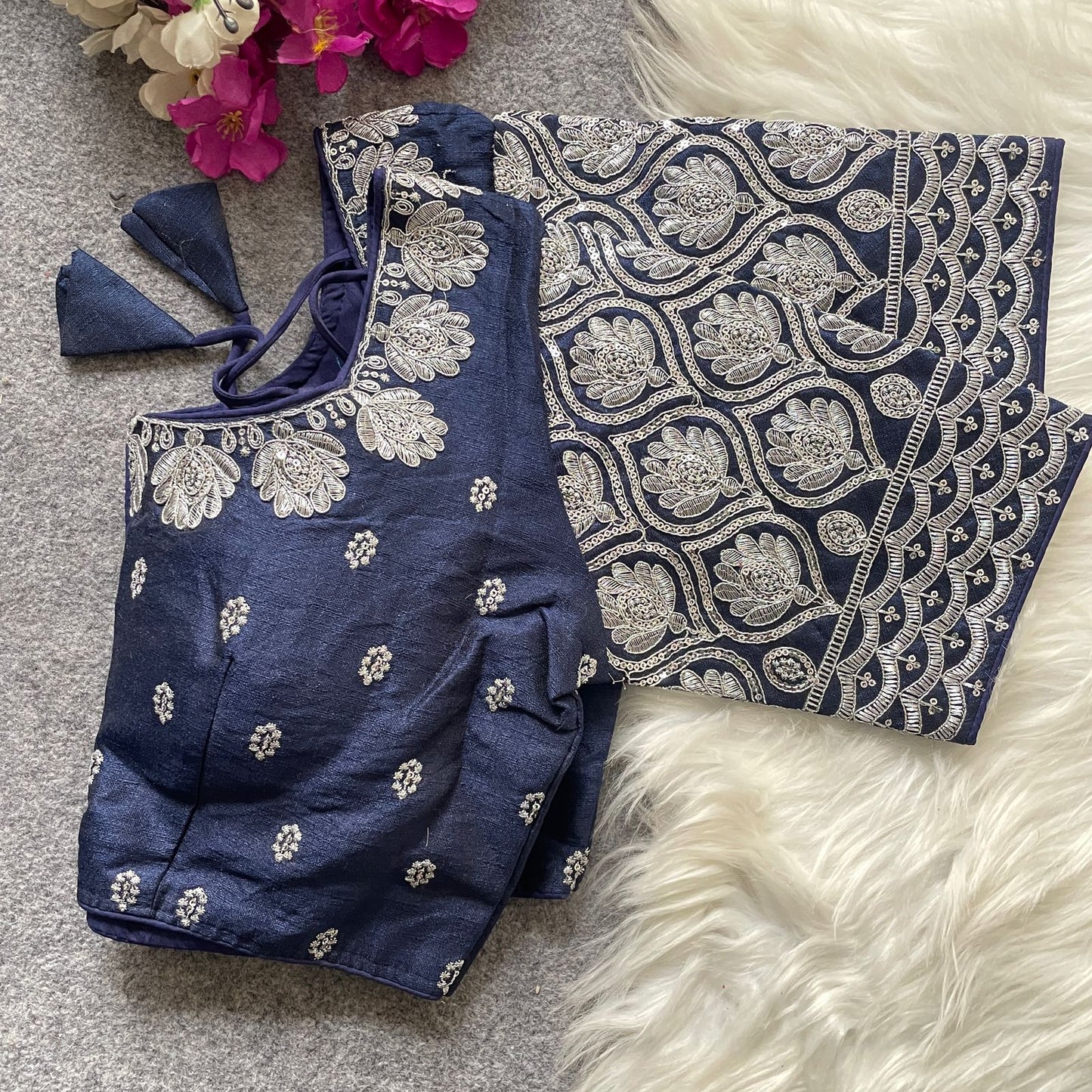 GOPALA SILVER ZARI BLOUSE
