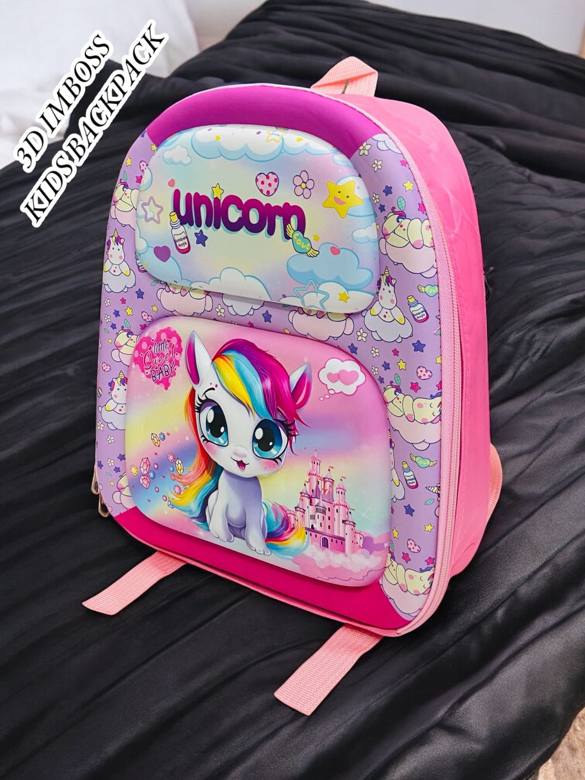 KIDS KINDERGARTEN 3D EMBOSS BACKPACK