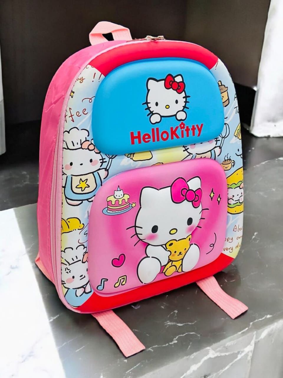 KIDS KINDERGARTEN 3D EMBOSS BACKPACK