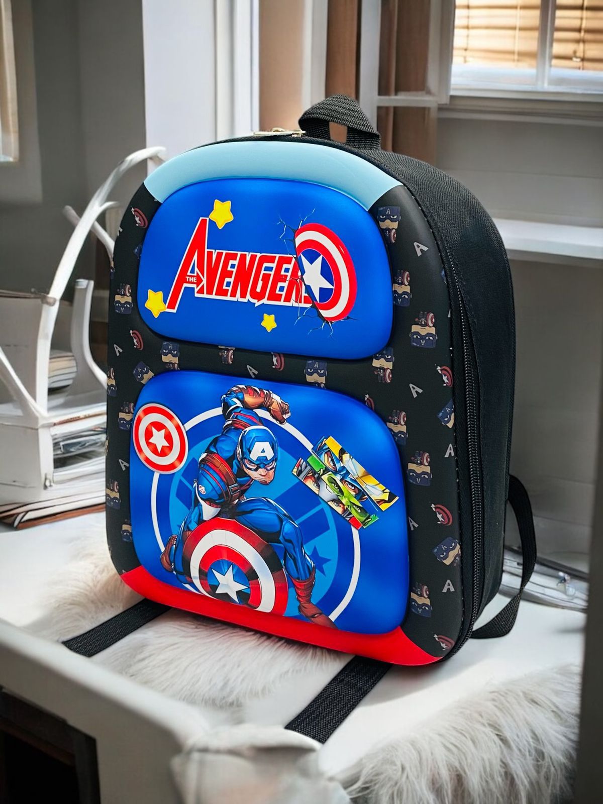 KIDS KINDERGARTEN 3D EMBOSS BACKPACK