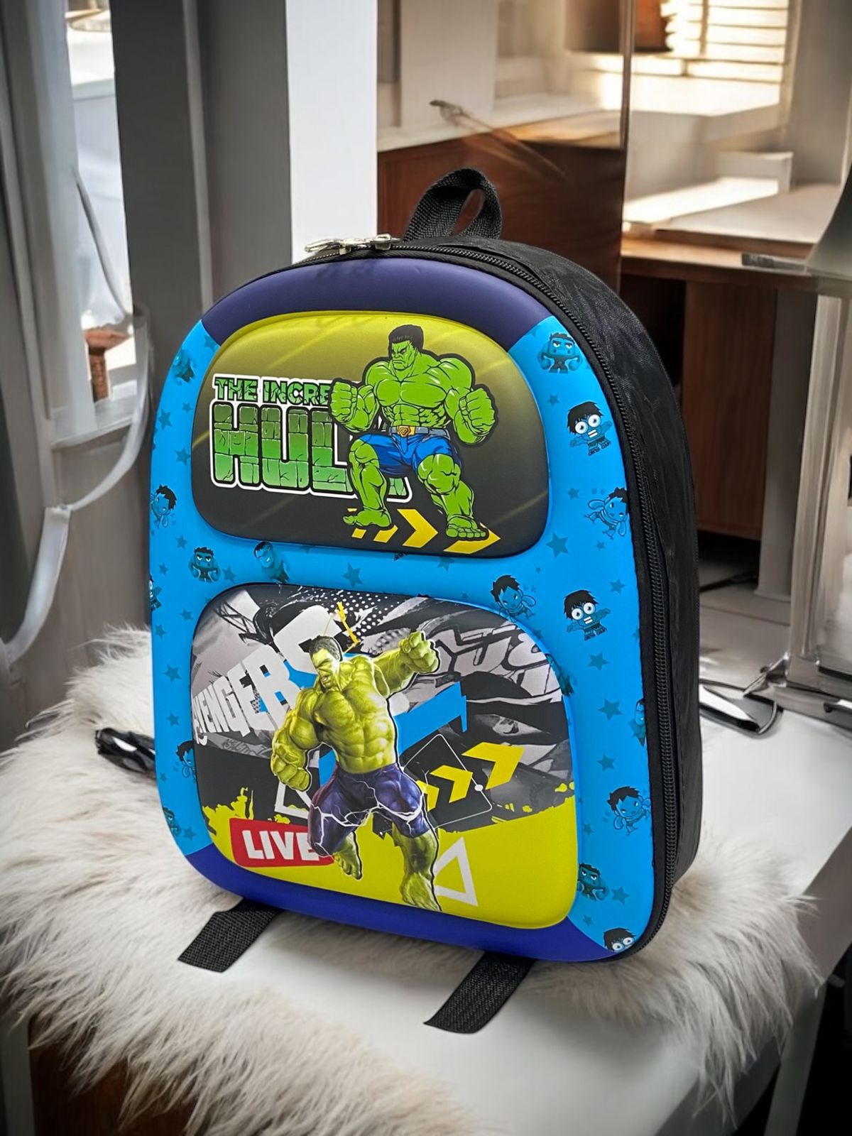 KIDS KINDERGARTEN 3D EMBOSS BACKPACK