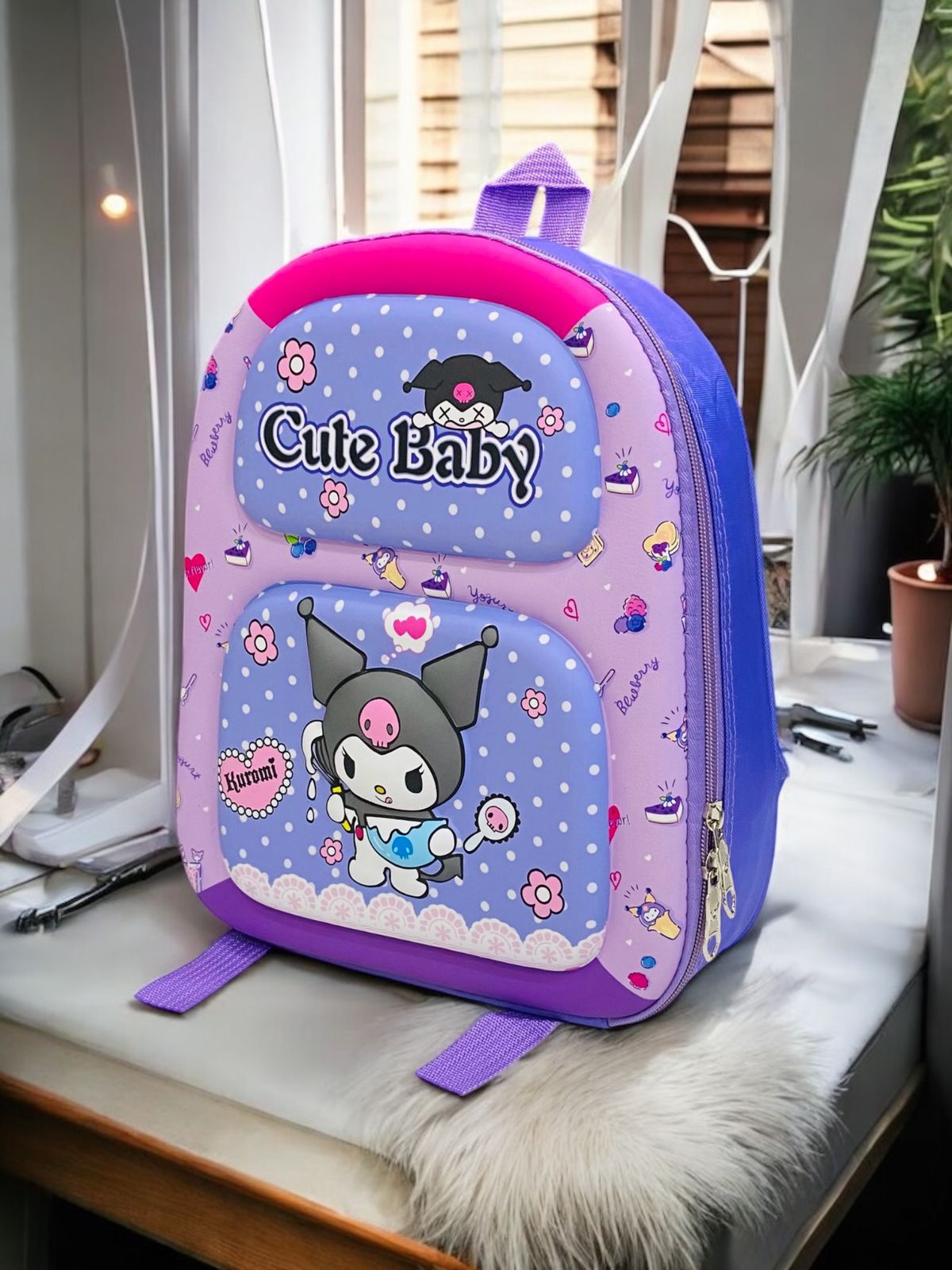 KIDS KINDERGARTEN 3D EMBOSS BACKPACK