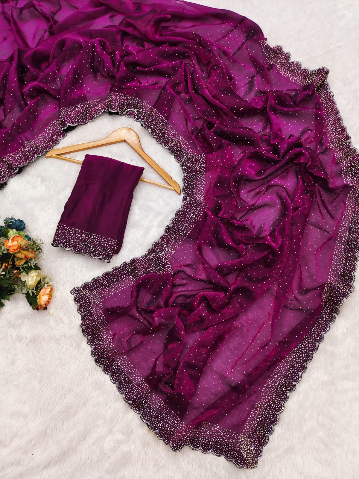 Pure Space Silk Saree
