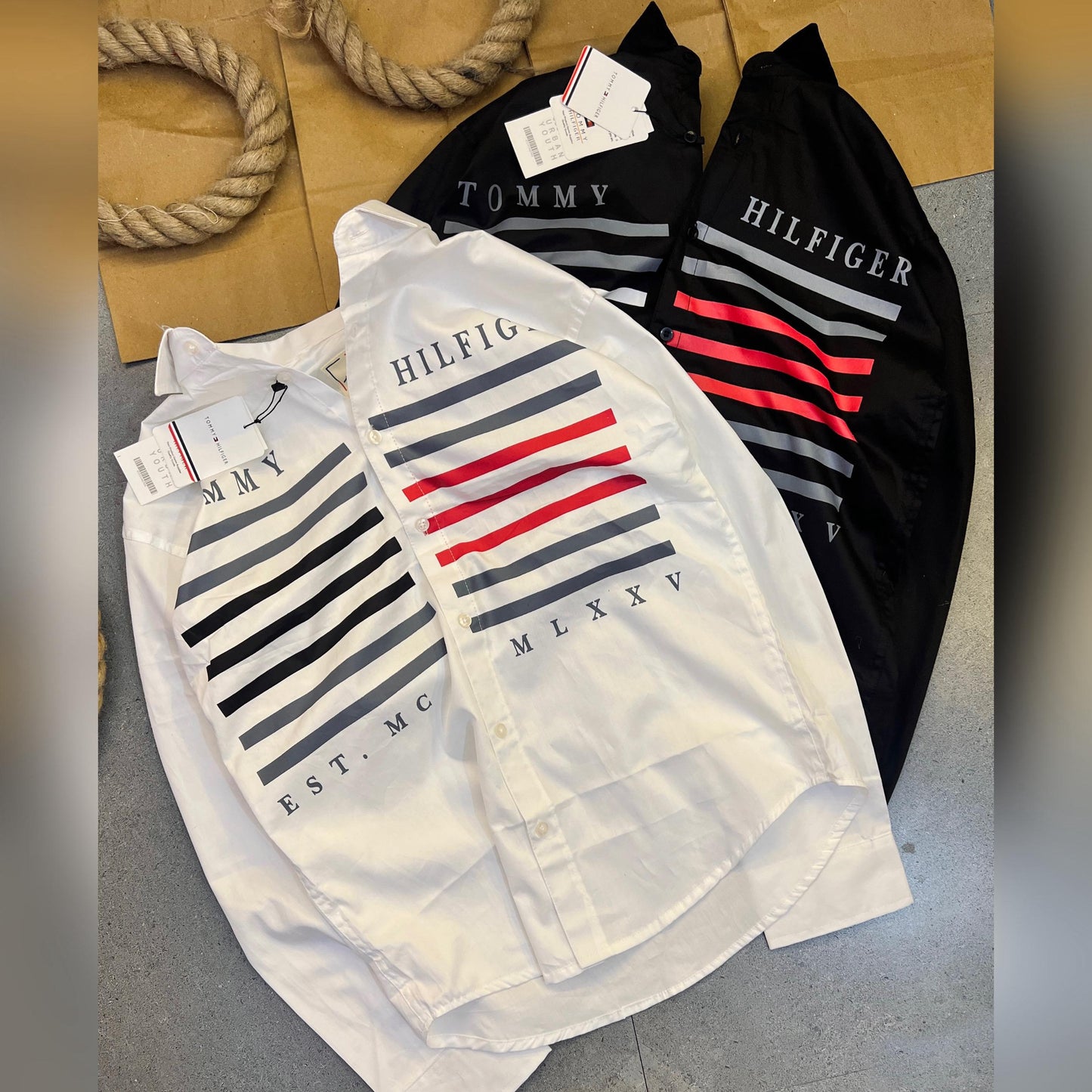 TOMMY HILFIGER MENS SHIRTS