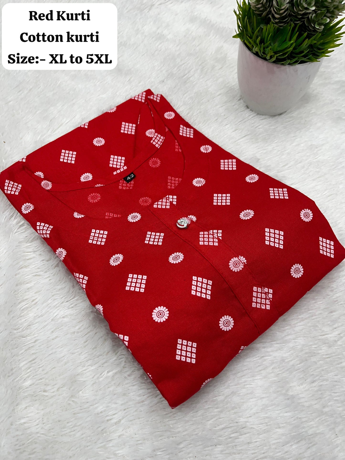 Pure Cotton Kurti