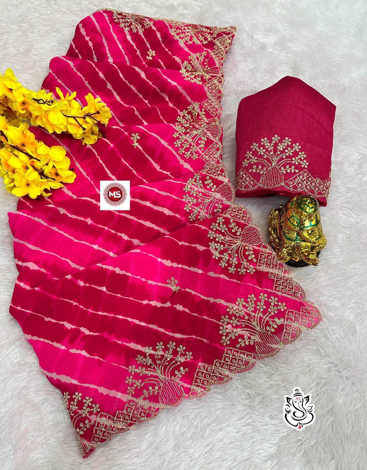 Bandhni Pattern Sarees