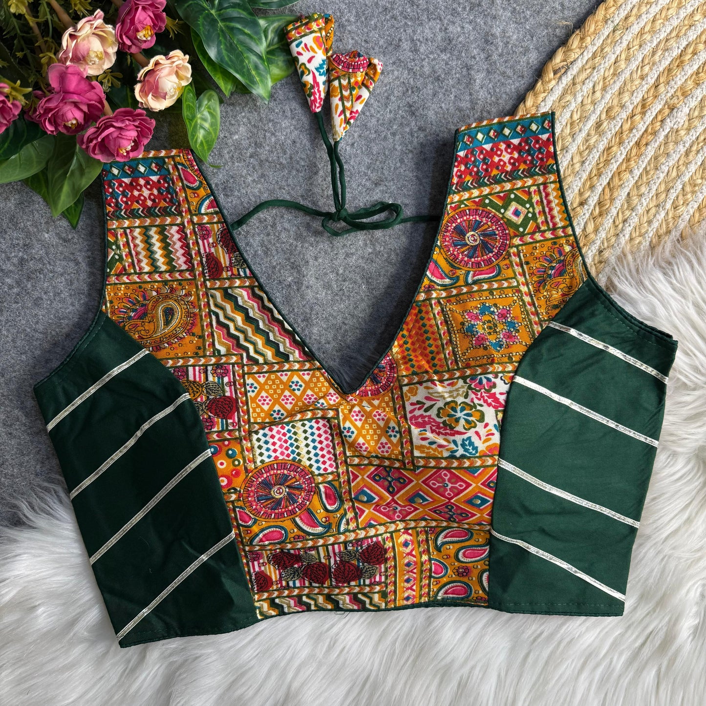 Navratri Rayon Cotton Blouse