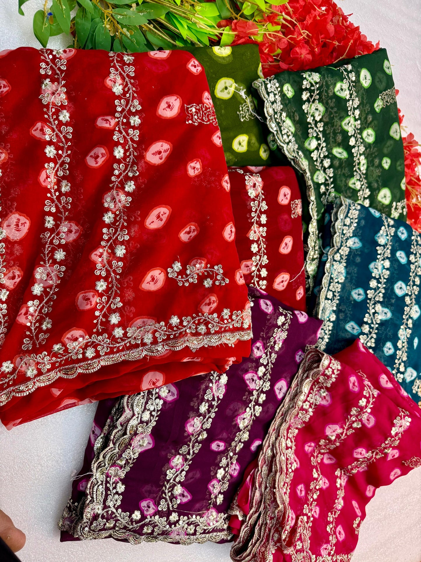 Bandhej Saree