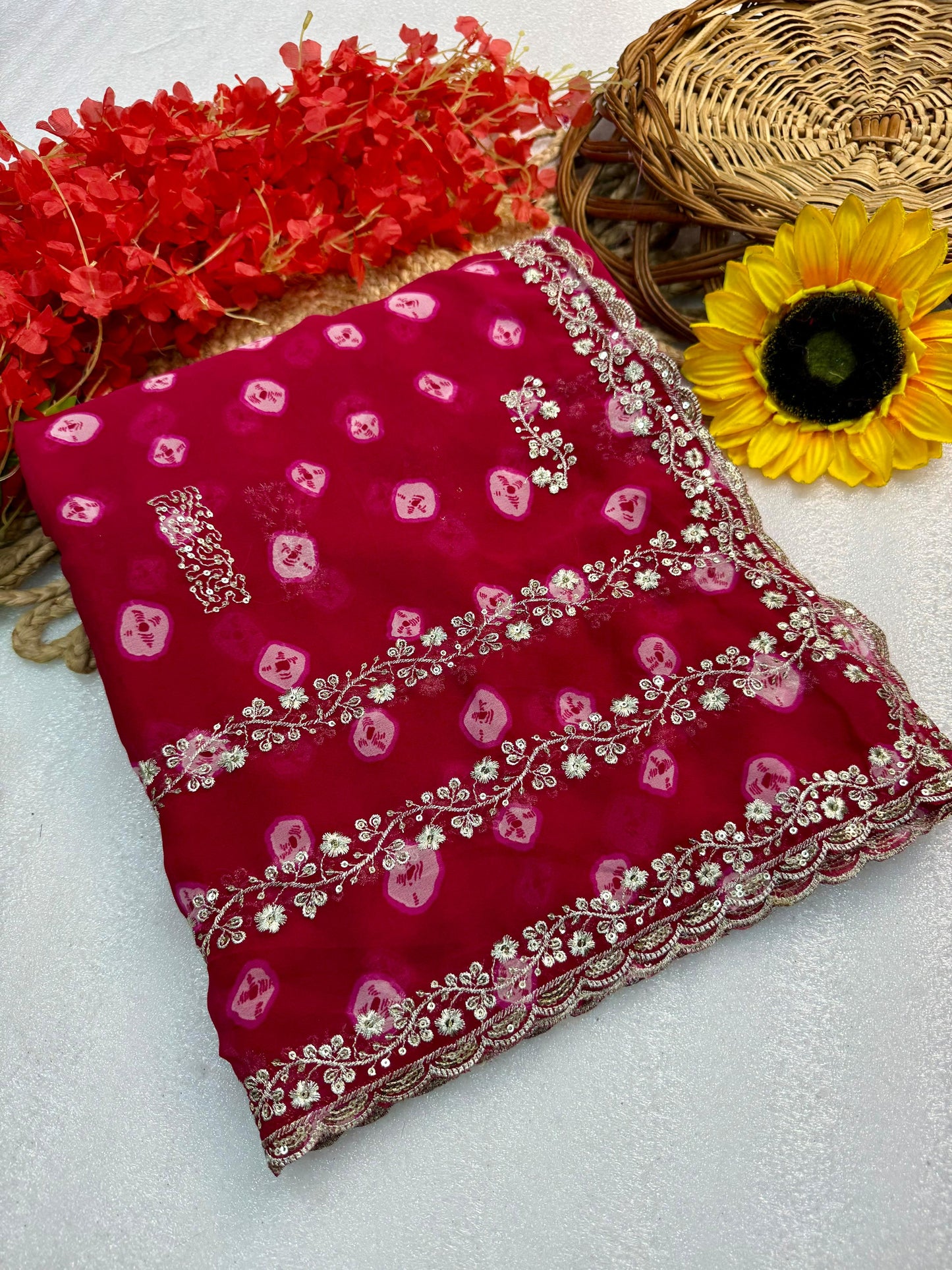 Bandhej Saree
