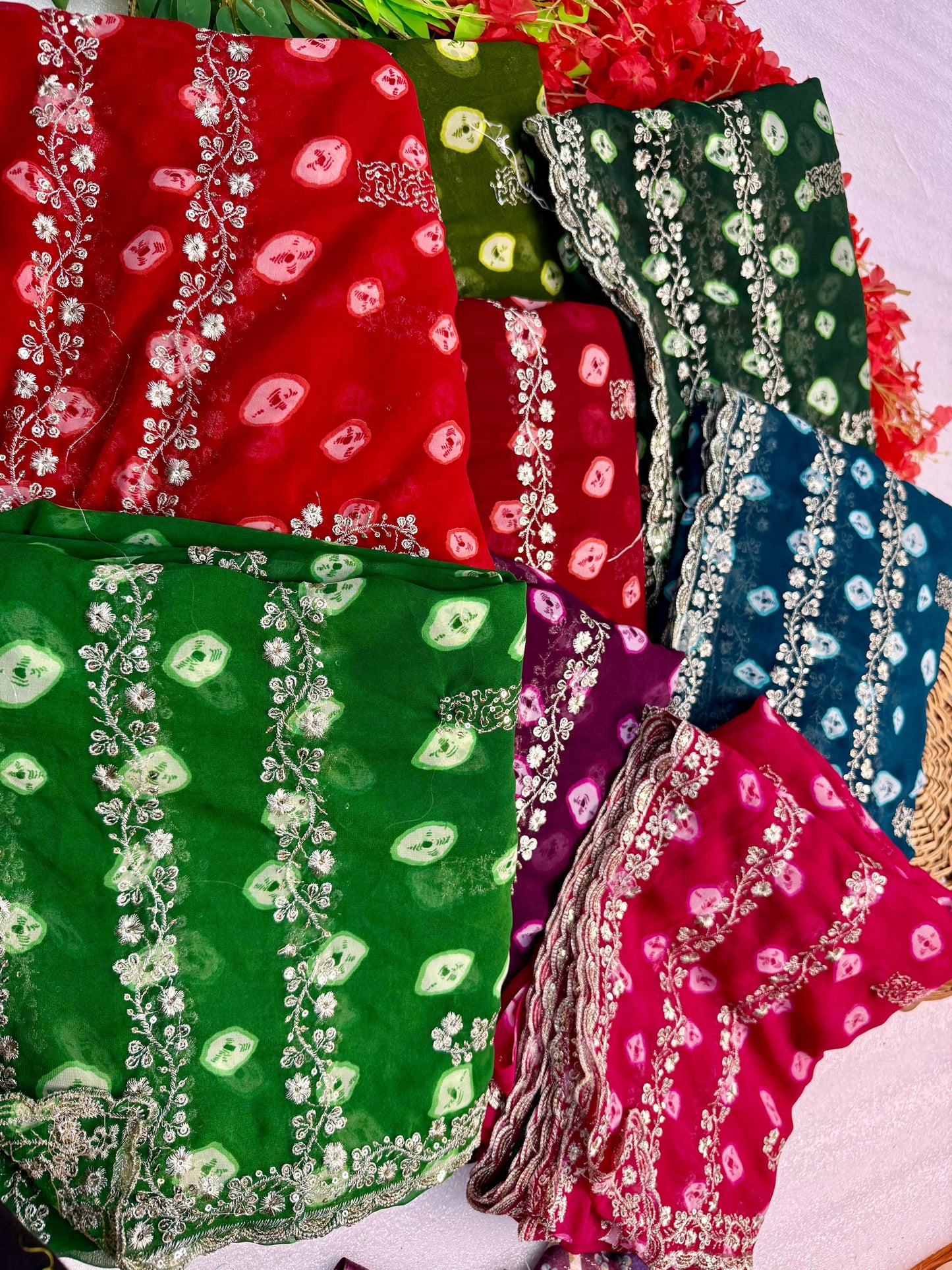 Bandhej Saree