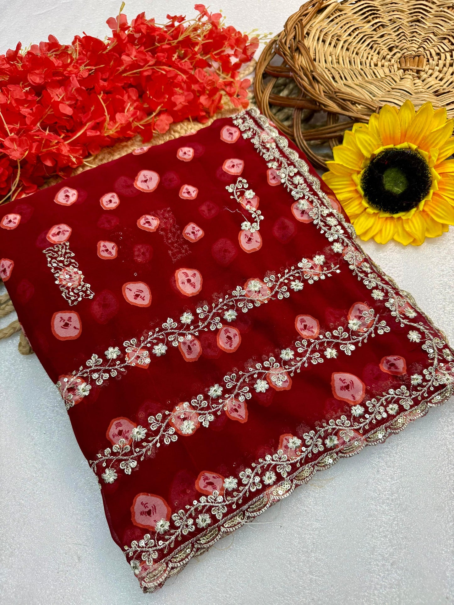 Bandhej Saree