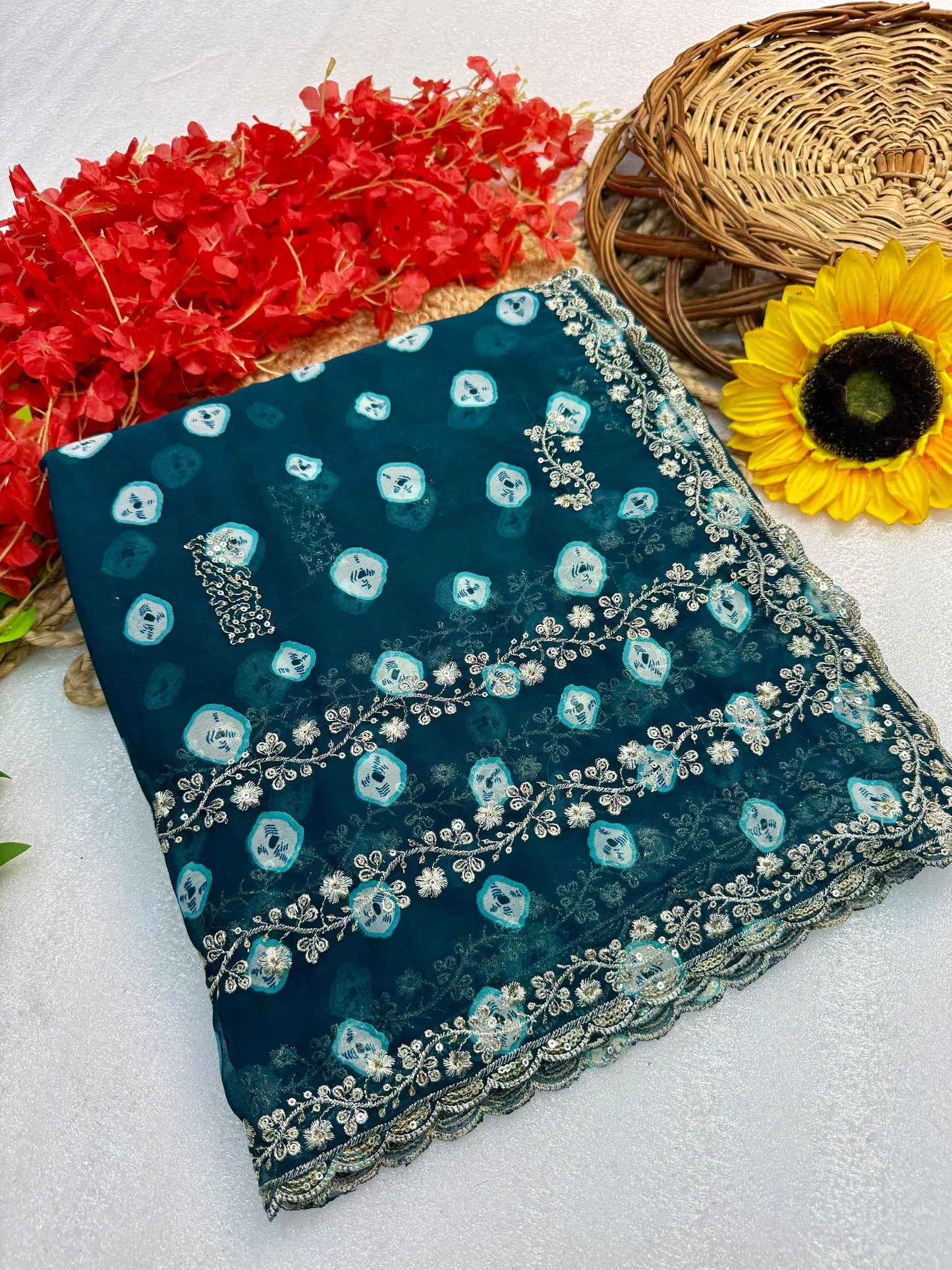Bandhej Saree