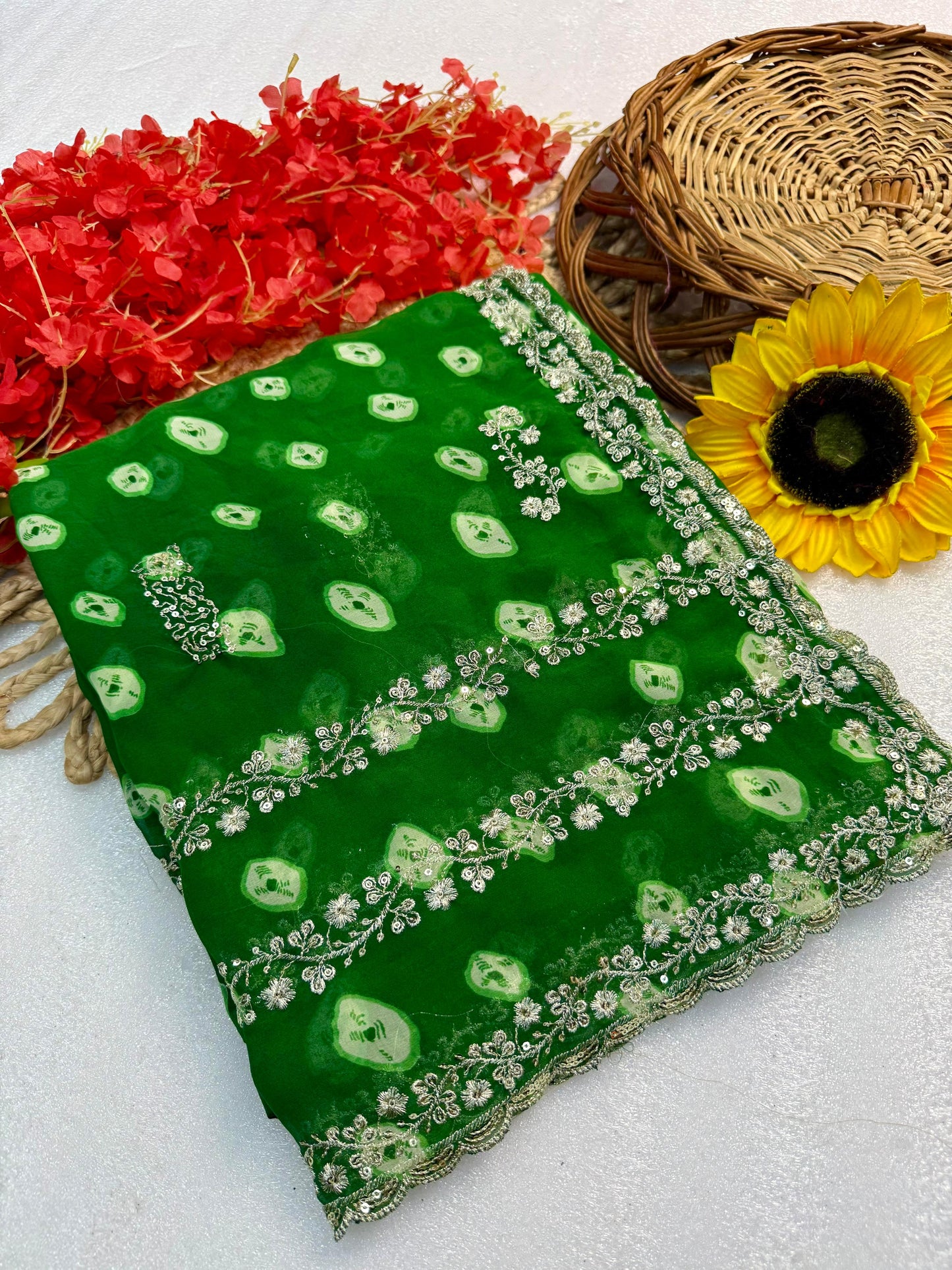 Bandhej Saree