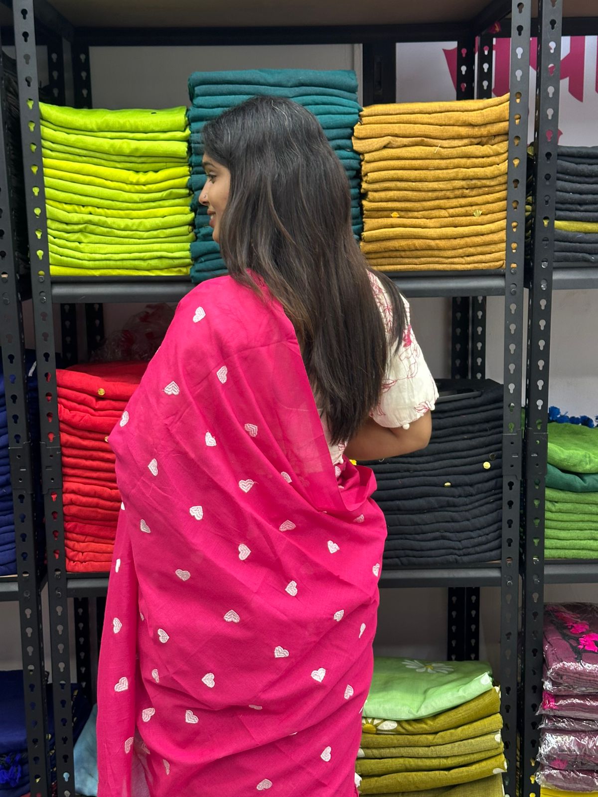 Embroidery Work Saree