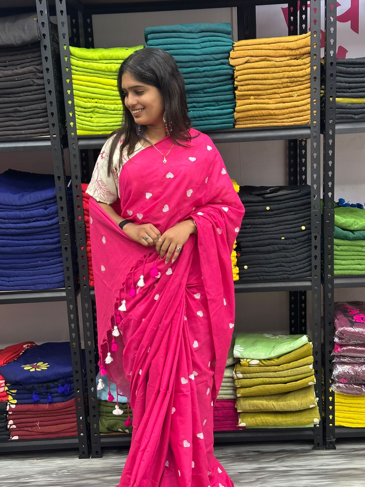 Embroidery Work Saree